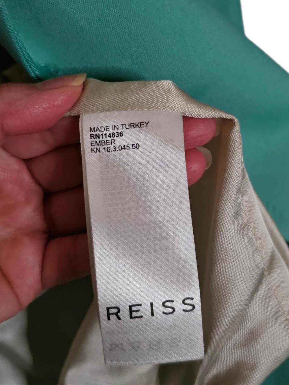 Reiss Ember Single Breasted Blazer in Spearmint Green size 4 - Picture 14 of 14